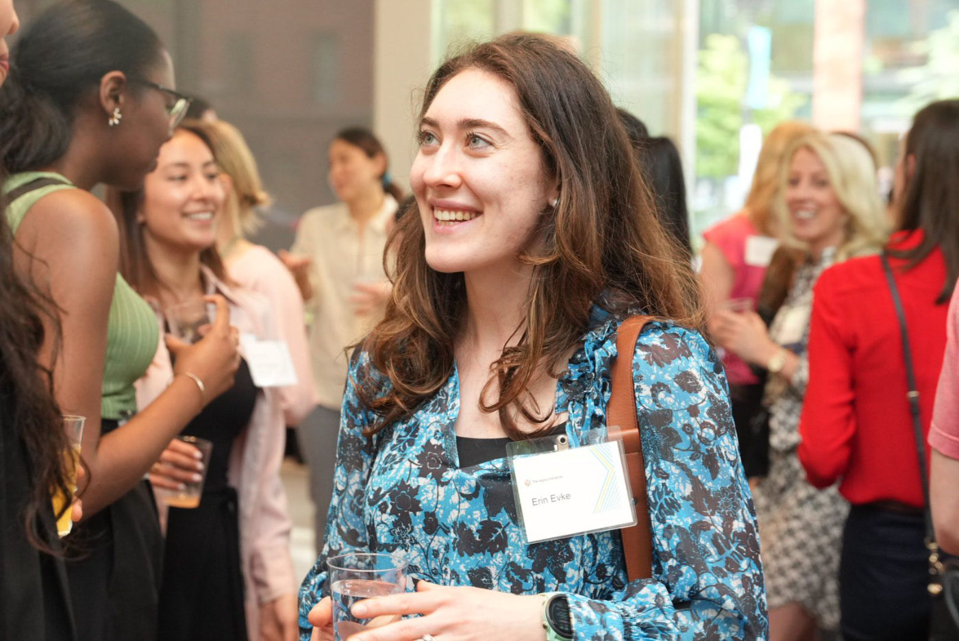 Community members connecting at an Agora event